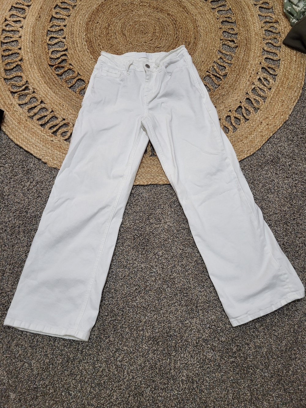 White Women's Wide-Leg Jeans